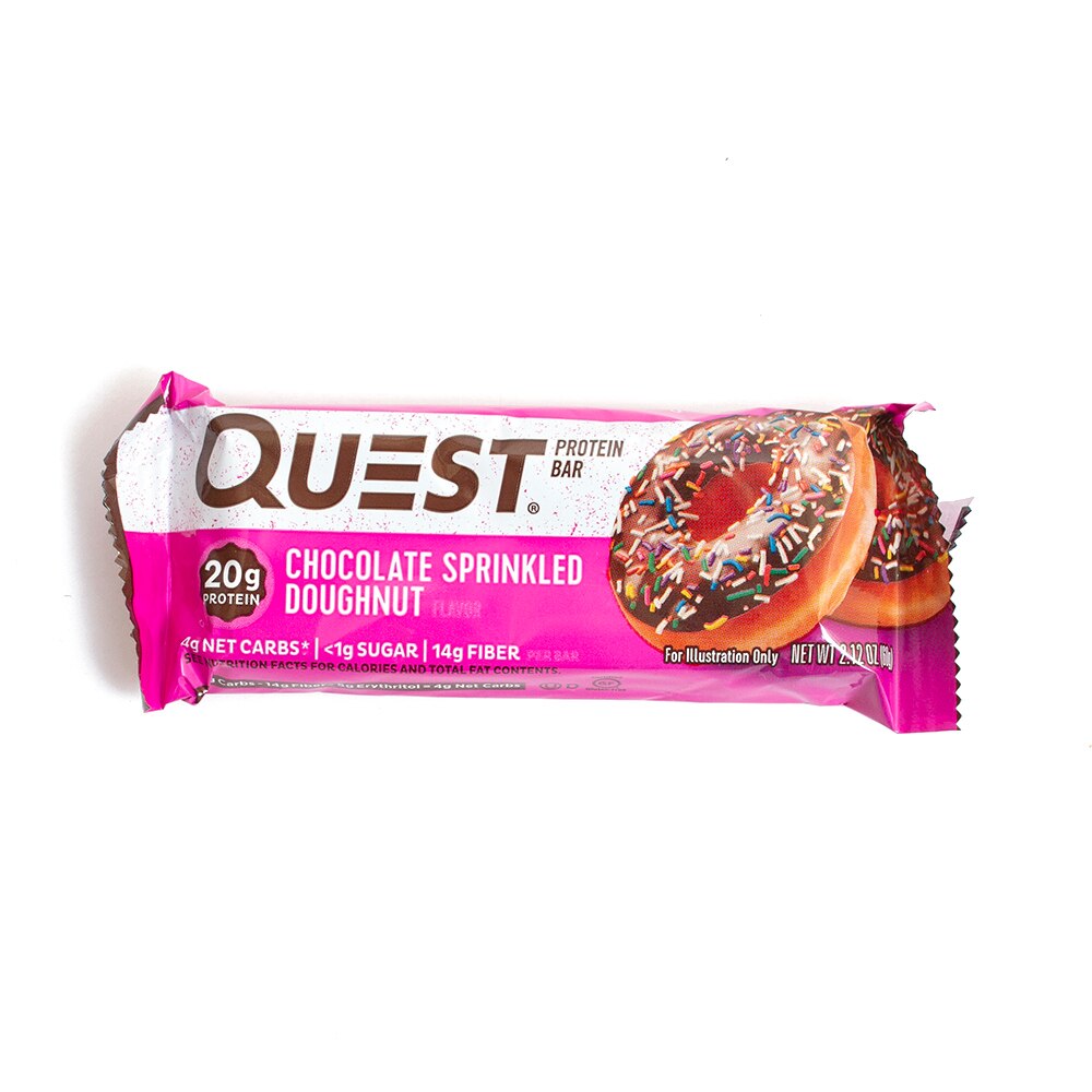 Protein, Food & Beverage, Quest, Bar, 2.12 ounce, 109525, Sprinkled Donut